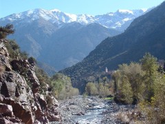 Ourika Valley Waterfalls near the Atlas Mountains (Photo Credit:Bryce Edwards)
